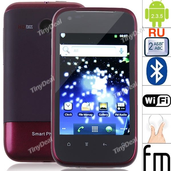 3.5" 5-Point Capacitive Touchscreen AT&T T-Mobile Vodafone A