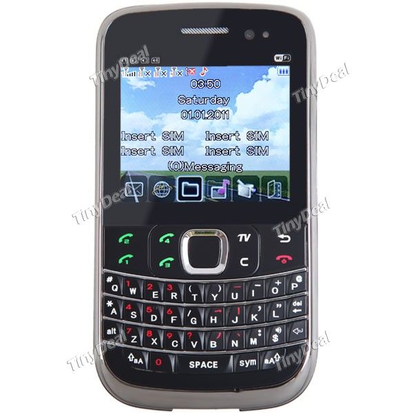 2.2" 4-SIM Quad SIM AT&T T-Mobile Vodafone Unlocked QWERTY M