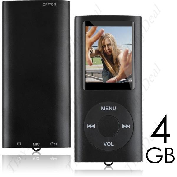 2.2" 4GB Memory Slim MP4 MP5 Player Media Player+ FM Radio+