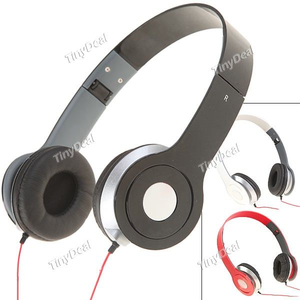 3.5mm Audio Plug Adjustable Stereo Headset Headphones Earpie