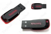 Brand New Black Genuine SanDisk Cruzer Blade Z50 Mini 16GB U